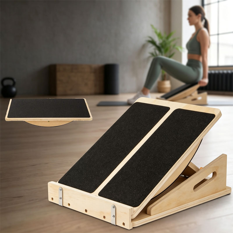 2‑in‑1 Wooden Balance Board &  - Leg Home Gym Workout ulasan dan harga