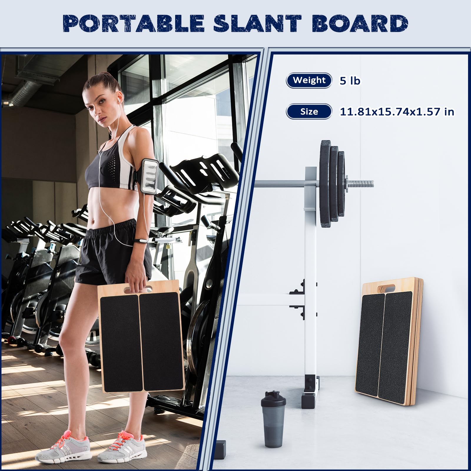 2‑in‑1 Wooden Balance Board &  - Leg Home Gym Workout ulasan dan harga
