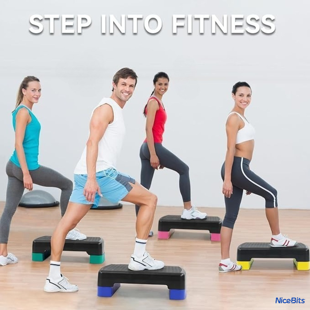 Height Adjustable Aerobic Step - Leg Home Gym Workout ulasan dan harga