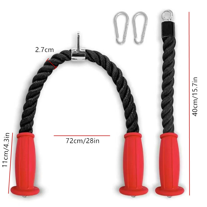 Ergonomic Tricep Ropes Non-Sli - Home Gym Routine ulasan dan harga