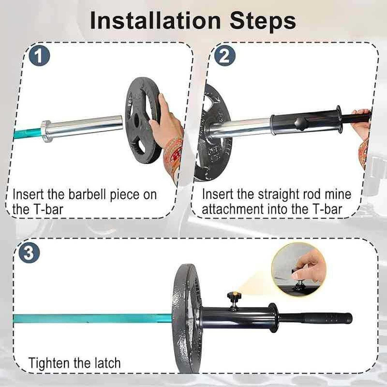 Biceps Barbell Handle Attach M - Home Gym Equipment Set ulasan dan harga