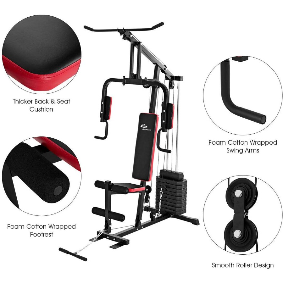 Multifunction Home Gym System, - Leg Home Gym Workout ulasan dan harga