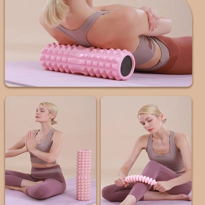 Hollow Foam Roller 45cm With Y - Home Gym Yoga ulasan dan harga