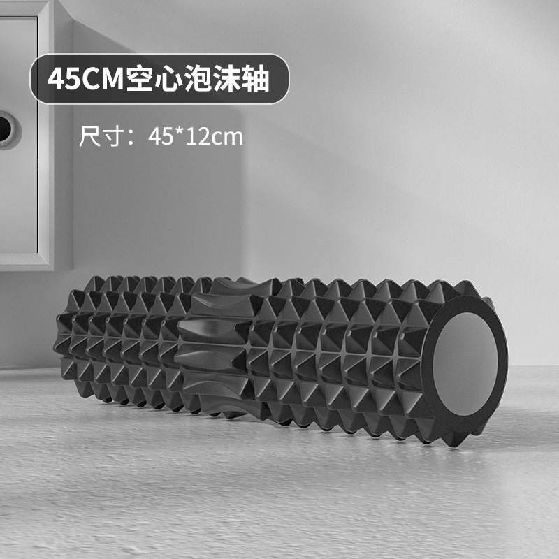 Hollow Foam Roller 45cm With Y - Home Gym Yoga ulasan dan harga